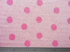 RESTST�CK 1m Alpenfleece Happy Dots rosa