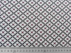 RESTST�CK 67 CM Sommersweat Alice Retroblumen, hellgrau pink