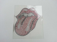 B�gelmotiv, 12 x 10 cm, Rolling Stones Zunge