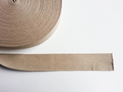 Gurtband Baumwolle 4 cm breit, dunkelbeige 41