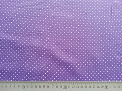 Popelin P�nktchen 2 mm, lila-wei�