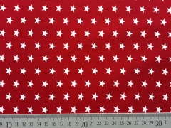 BW Sterne 1 cm, dunkelrot (granat)/wei�