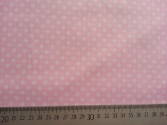 Baumwolle Bl�mchen - rosa/wei�