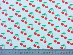 RESTST�CK 28 cm Jersey Hamburger Liebe Sweet Life Cherries, wei�