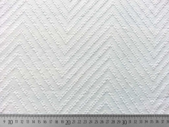Chiffon/Spitze Zickzack, creme