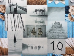 Dekostoff maritime Impressionen (Half Panama)