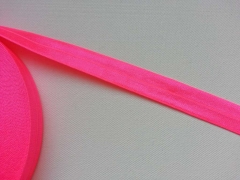 elastisches Falzband, 18 mm, neon pink