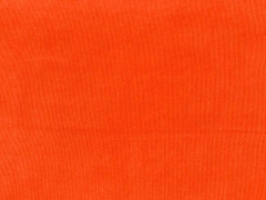 Feincord uni - orange