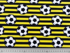 RESTST�CK 46 cm Jersey Fu�ball Streifen, gelb schwarz
