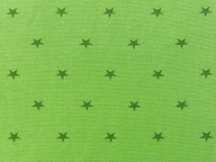 Glattes B�ndchen gr�ne Sterne auf kiwigr�n