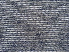 Glitzerstrick Streifen & Melange, creme dunkelblau