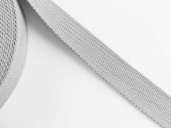BW Polyester Gurtband 3,8 cm breit, steingrau