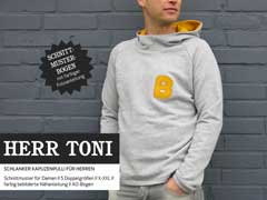 HerrToni Kapuzensweat f�r Herren Schnittmuster