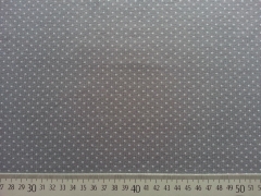 Jersey Punkte 2mm, hellgrau auf dunkelgrau