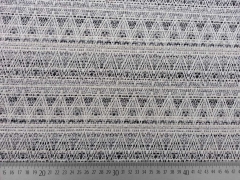 Jacquard Mexico - schwarz/ecrue