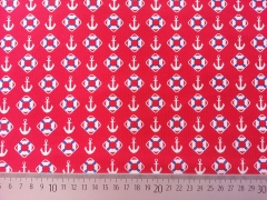 Jersey Anker & Rettungsringe, rot