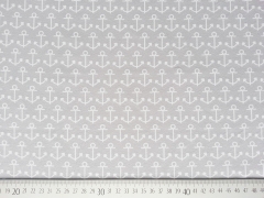 RESTST�CK 34 CM Jersey Anker - wei� auf hellgrau