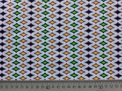 Jersey Diamanten/Rauten, hellblau/bunt
