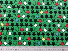 Jersey Fu�ball & Sterne, bunt gr�n