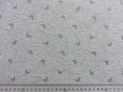 RESTST�CK 40 CM Jersey Metallic Print Glitzer Schmetterlinge mint