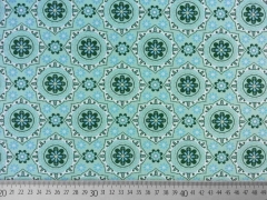 Jersey Ornamente, hellblau mint