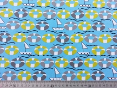 Jersey Rettungsringe & Boote - t�rkis/gr�ngelb