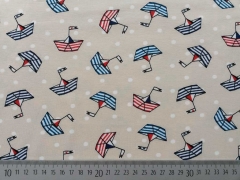 RESTST�CK 44 cm Jersey Papierschiffchen, hellbeige