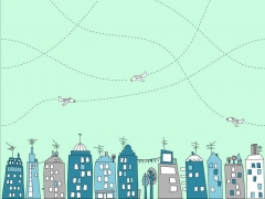 Blaubeerstern Jersey In der Stadt, mint