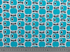 Jersey �pfel Herzen Hamburger Liebe, t�rkis wei�