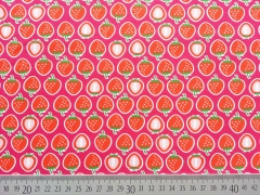 RESTST�CK 38 cm Hamburger Liebe Jersey Yummy Strawberry, pink