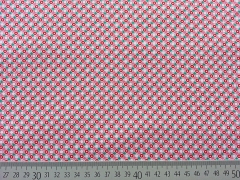 RESTST�CK 79 cm Tante Ema - Kreise & Diamanten, rot/mint