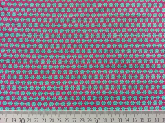 Popelin Mini R�dchen, t�rkis auf pink