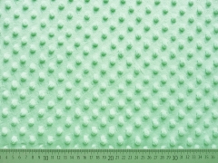 Minky Fleece Punkte-mintgr�n