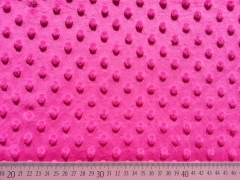 Minky Fleece Punkte - pink