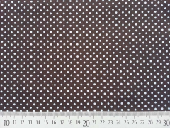 Punkte 2mm, hellblau auf braun