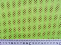 Punkte 2mm, pink auf hellgr�n