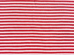 Ringelb�ndchen, Feinripp - rot/weiss