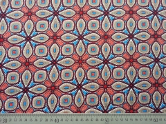 Royal Micro Satin opulente Windr�der -t�rkis/beige