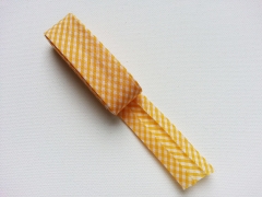 2 m Schr�gband Mini Vichykaro, orange