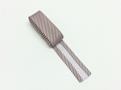 2 m Schr�gband gestreift, braun/weiss