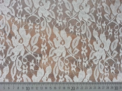 Spitze Lace Fiona Blumen, cremeweiss