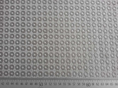 Spitze mit Kreisen - taupe