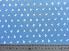 Sterne 1 cm, stahlblau-wei�