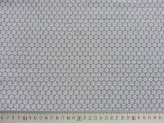 Baumwollstoff Streubl�mchen, wei� grau