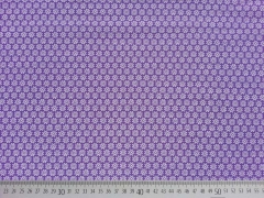 Baumwolle Streubl�mchen - lila/weiss