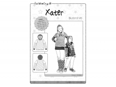 Schnittmuster Skatershirt Xater Farbenmix