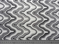 Strick Spitze Zickzack Italienischer Look - grau