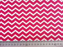 BW Chevron Zickzack- fuchsia/wei�
