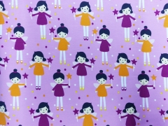 Jersey Feen Punkte Blaubeerstern, rosa