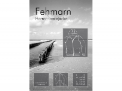 Herrenfleecejacke Fehmarn Farbenmix Schnittmuster